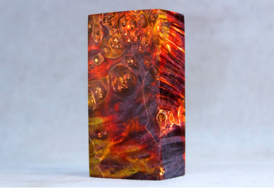 Stabilized Maple Burl Wood Mod Block